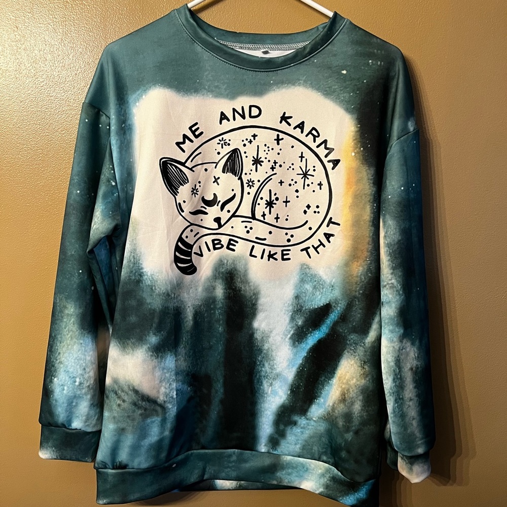 Karma Cat Lightweight Sweatshirt